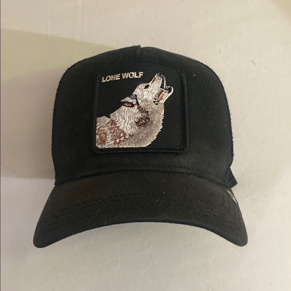 Like New Authentic Goorin Bros. Lone Wolf Snapback Hat